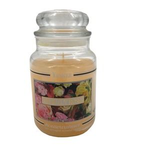 Yankee Candle Retired Black Band FRESH CUT ROSES Housewarmer Large Jar 22 oz